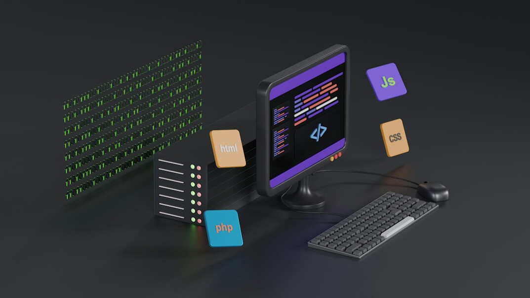 blog development on computer